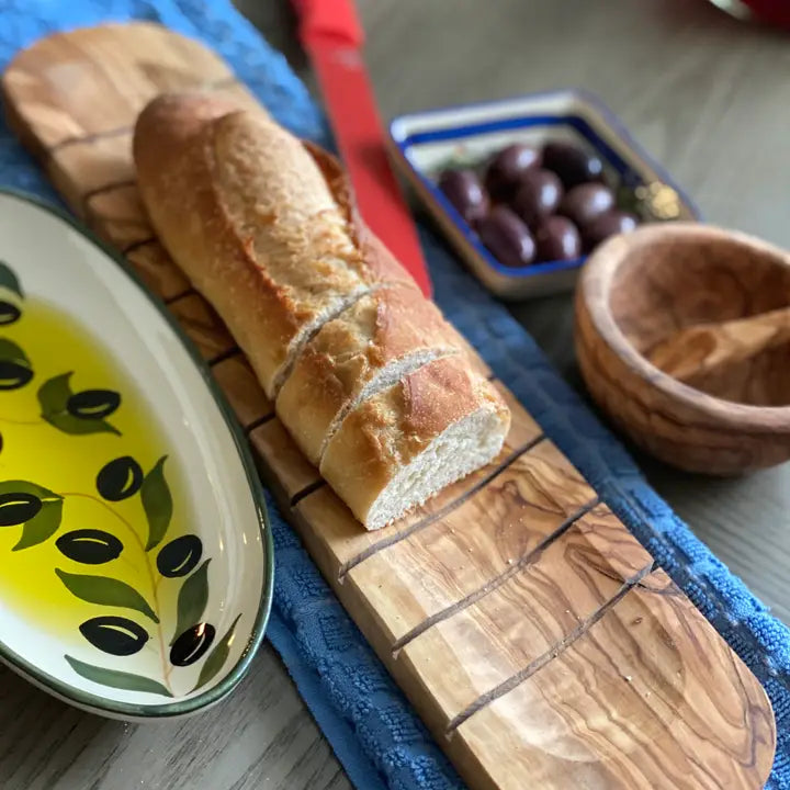 Olive Wood Bread Slicing Board
