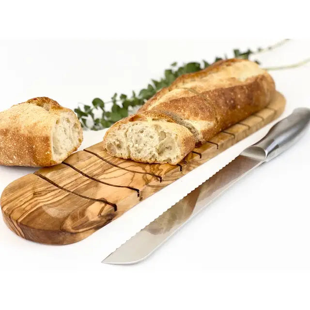 Olive Wood Bread Slicing Board