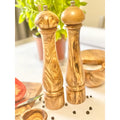 Olive Wood Salt/Pepper Mill 10" Set